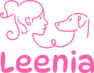Logo de Leenia, entreprise française artisanale de création d'accessoires pour chiens, jouets cordes et jeux de fouille ainsi que friandises et mastications.