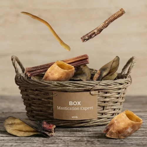 Box de mastications naturelles pour chien expert, résistantes